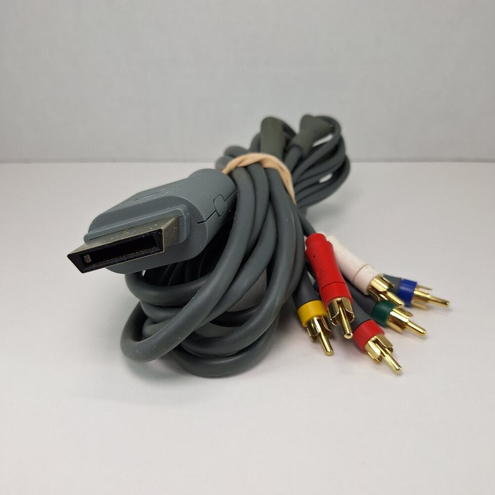 Microsoft Xbox 360 Original Genuine OEM RCA Component HD AV Cable X801255-100